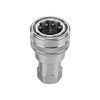 Push-to-connect coupling with poppet valve female body QRC-IB-12-F-G08-VT-W5K